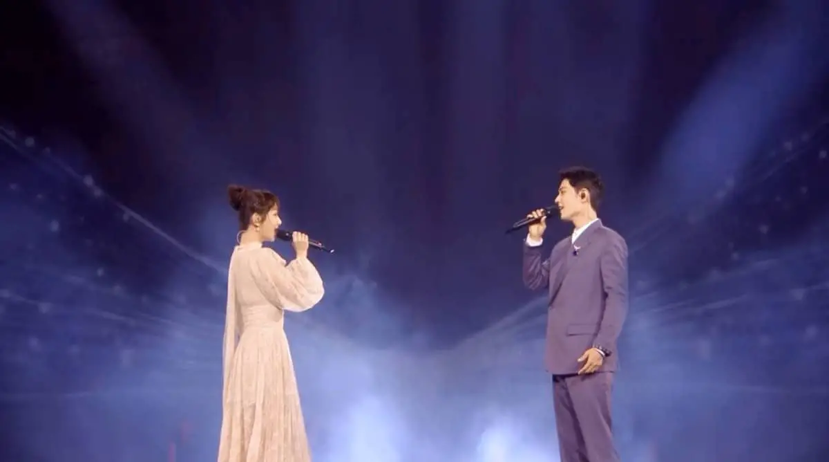 Xiao Zhan and Yangzi performed Oath of Love