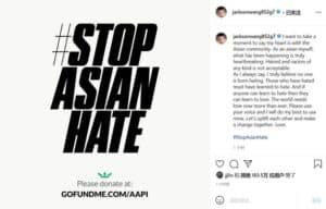  Jackson Wang Speaks Up Against Asian Hate